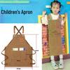 Art Studio Cross-Border Long Smock Apron, Oil & Watercolor Painting Canvas Apron