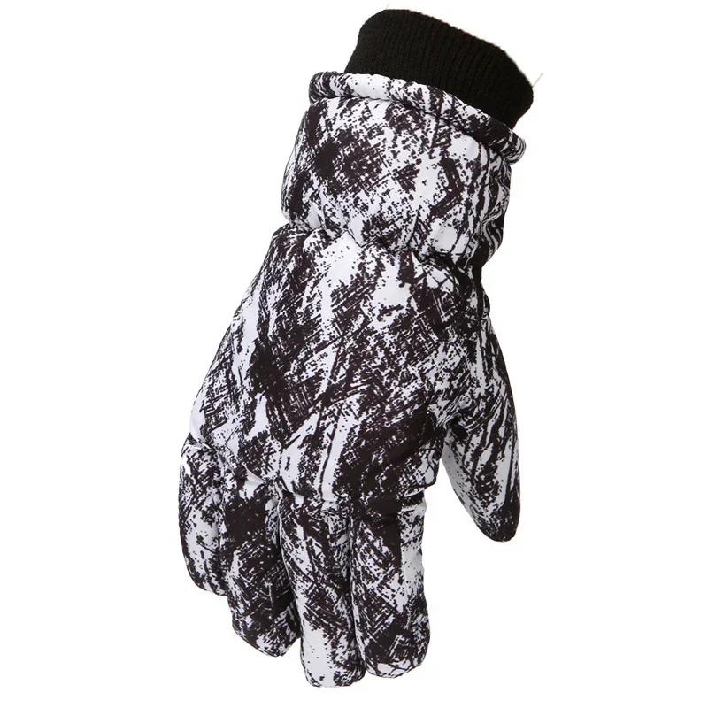 Children Thermal Ski Gloves Winter Outdoor Waterproof Windproof Fleece Child's Warm Snowboard Gloves for Skiing Riding.