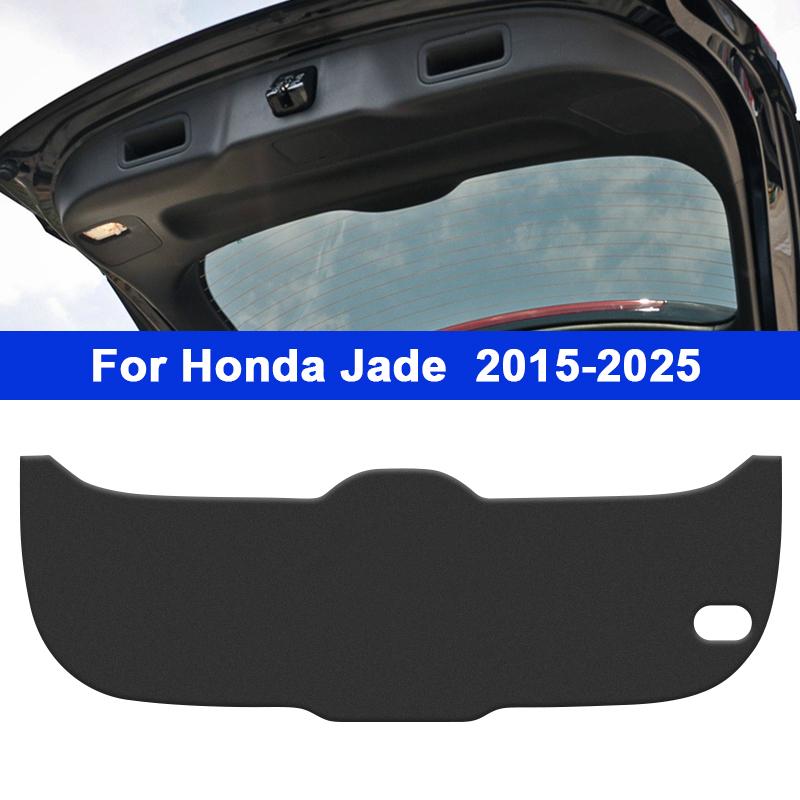 For Honda Jade 2015-2024 2025 Car Trunk Tailgate Protection Pad Trunk leather Anti-dirty Waterproof Backplate Protective Pad