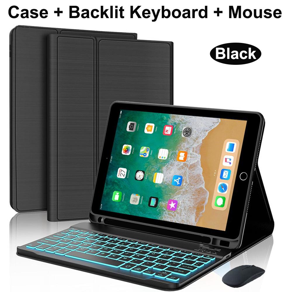 Case for iPad 5th 6th 9.7-inch,Bluetooth Keyboard Cover for Air 1st 2013 Air 2nd 2014 Pro 9.7 Inch