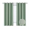 Nordics Full Blackout Solid Color Curtain With Polyester Fabric For Living Room And Bedroom Windows