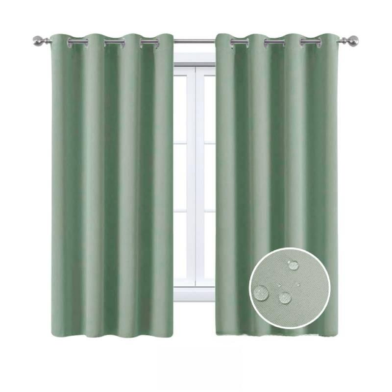 Nordics Full Blackout Solid Color Curtain With Polyester Fabric For Living Room And Bedroom Windows