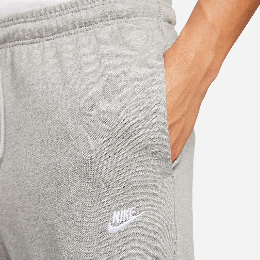 Nike Solid Color Logo Drawstring Knit Joggers Men Bottoms Gray FQ4331-063