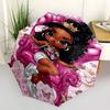 1PC Princess Butterfly Umbrella-8-Rib Reinforced, Automatic Open, Lightweight & Durable, Fashion Accessory for Outdoor, Beach L0389