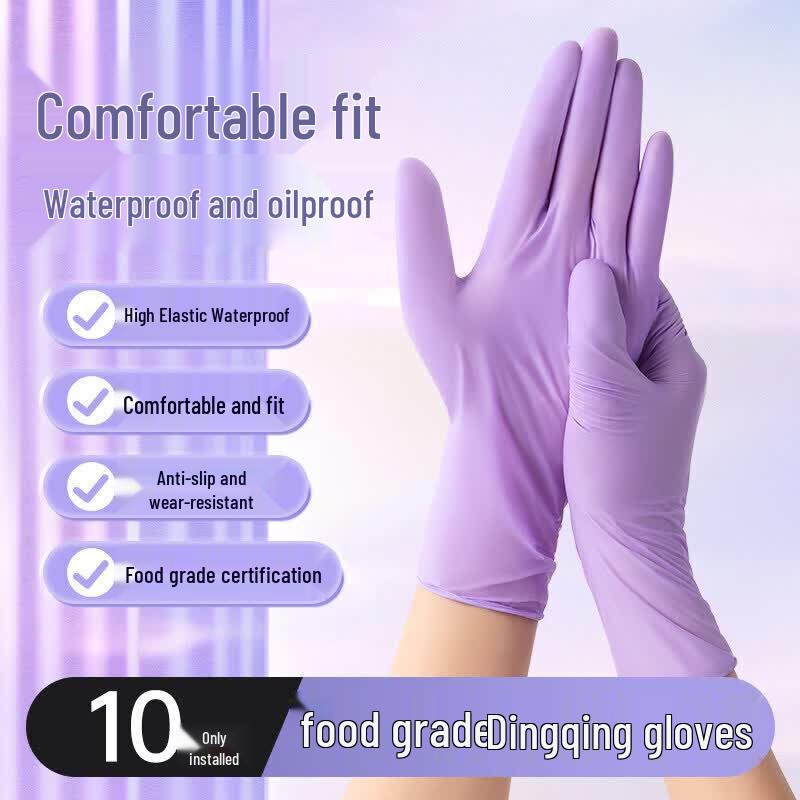 ZISIZ Disposable Household Nitrile Gloves