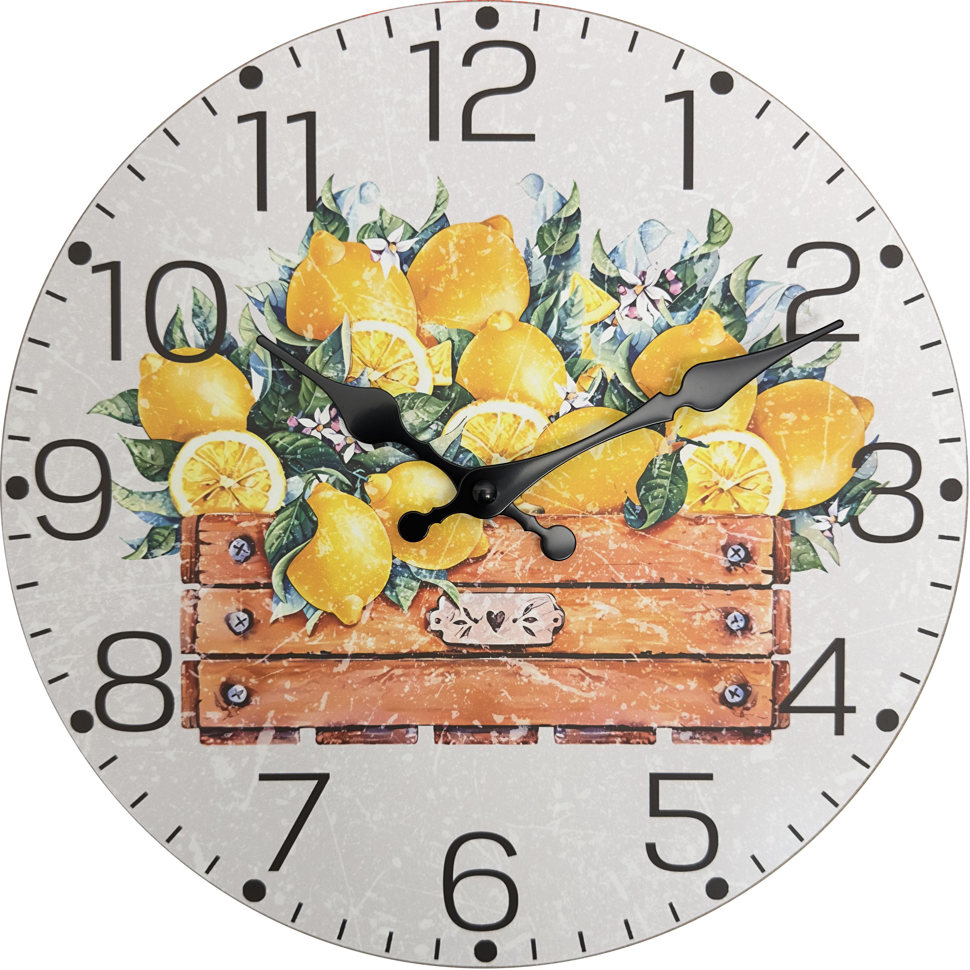 High-Quality Fashionable High-Quality And High-Quality Fresh High-Quality Yellow High-Quality Lemon High-Quality Pattern High-Quality Wooden (as the picture,10 Inch)