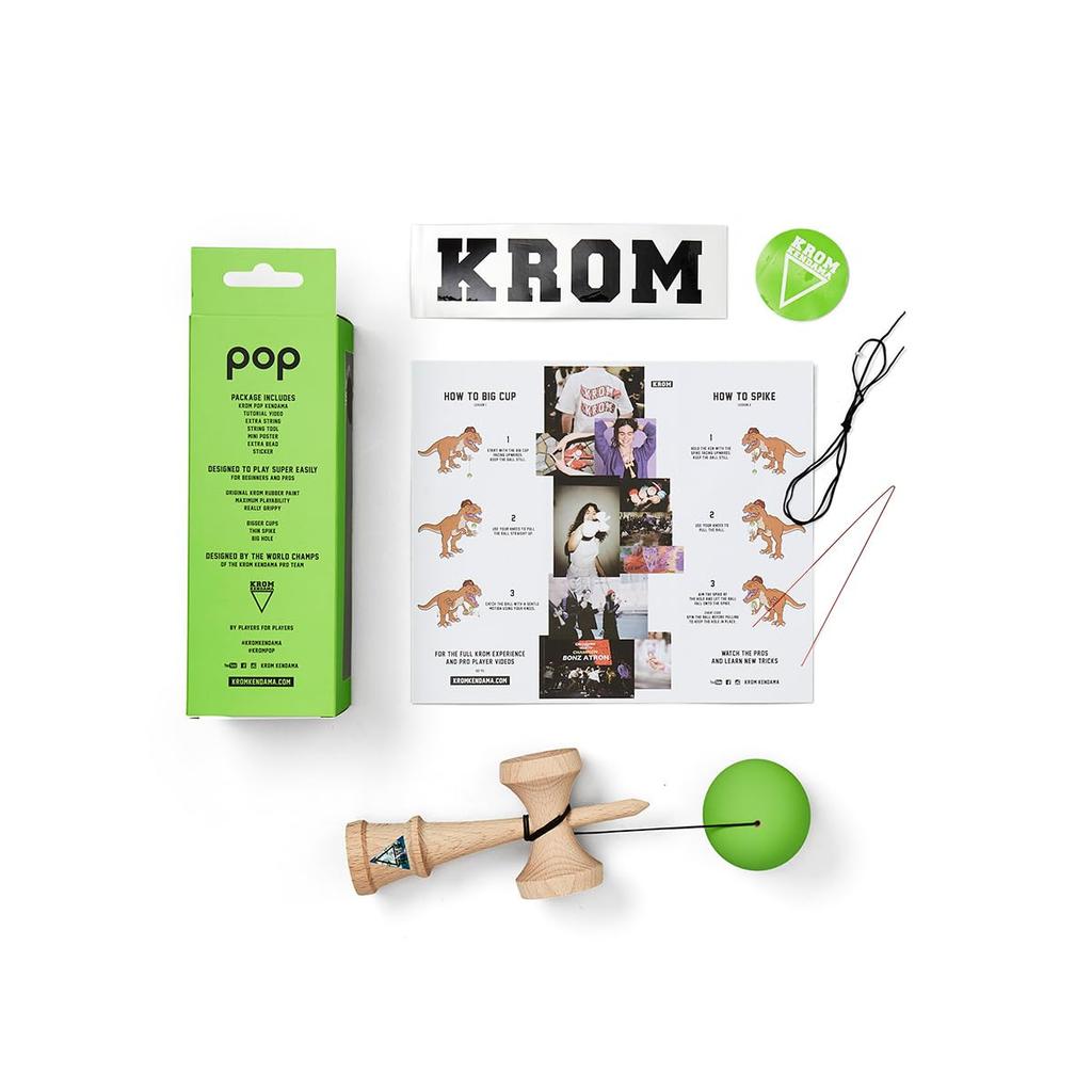 KROM Kendama KROM POP Chrome Pop 16cm Light Green