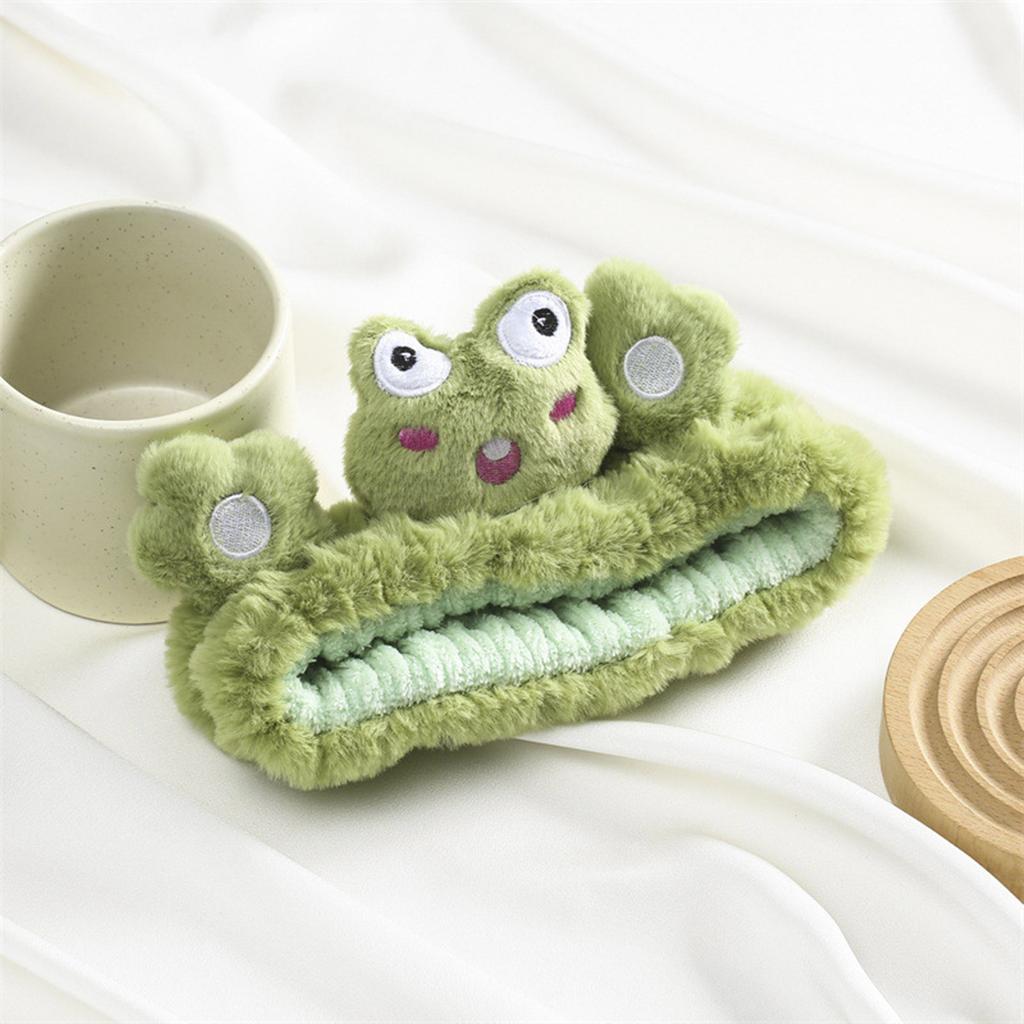 Lovely Dopamines Look Headbands Cartoon Shape Hair Hoop Plush Headpiece Easter Party Fashion Costume Prop Unisex