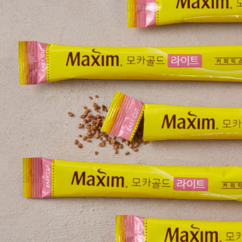 Maxim Mocha Gold Light Korean Mild Instant Coffee Mix 20 Sticks