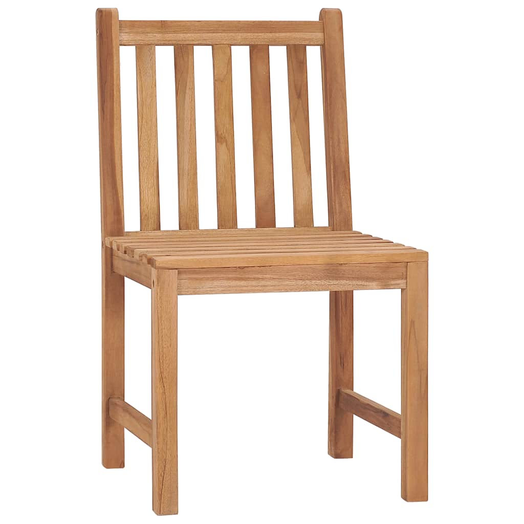 Garden Chairs 6 pcs with Cushions Solid Teak Wood