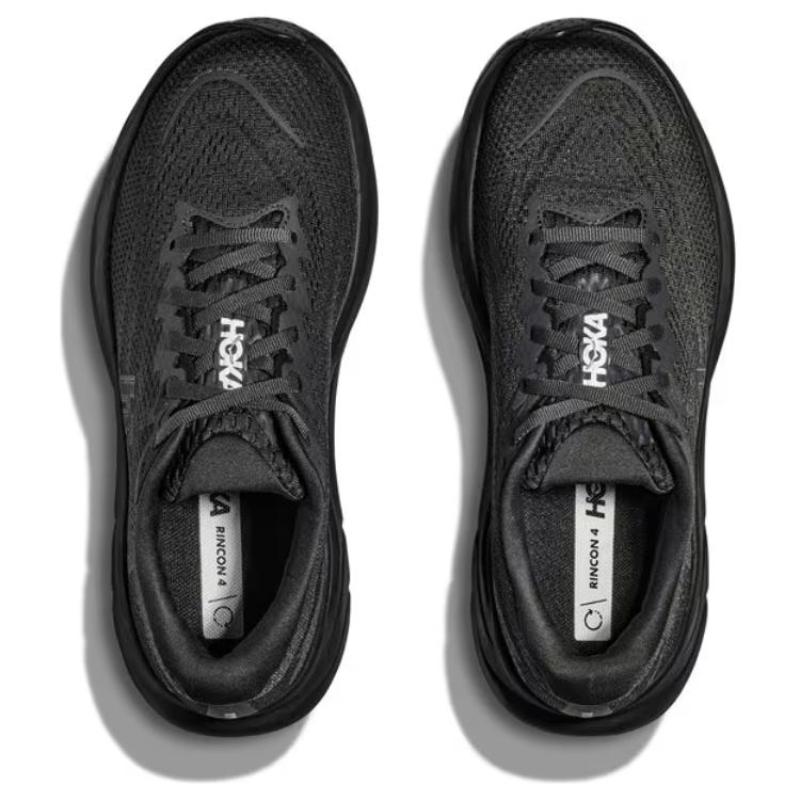 HOKA ONE ONE RINCON 4 Slip Resistant Abrasion Resistant Low top Running Shoes Women's Black Sneakers 1155133-BBLC