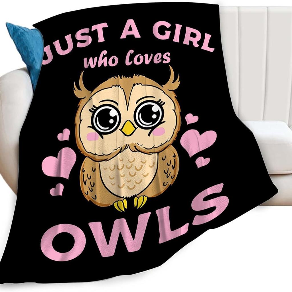 Cute cartoon animals Printed Blanket for Sofa Bed Travel Camping Living Room Office Conditioning Blanket for All Seasons Gifts