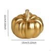 Harvest Pumpkin Figurine for Desktop Display Thanksgiving Decor Office Shelf