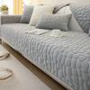 Milk Fuzzy Sofa Coverlet Dense Heat Retaining Sofas Cushion All Purpose Corner Slip Resistant 3 Seat Pad Pillowcase Family Room Soft Touch Sofa