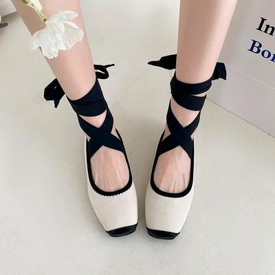 Women's Ballet Flats Shoes Woman 2026 Casual Sneakers Sandals Fashion Barefoot Ballerina Comfortable Elegant