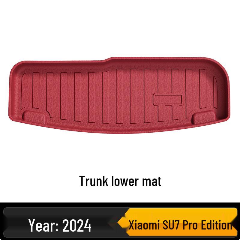 Eco-friendly, Odorless TPE Floor Mats for Xiaomi SU7: Original Car Color and Interior Match