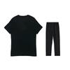 Li Ning Summer Mens Short Sleeve Long Pants Comfortable Breathable Versatile Trendy Skin-Friendly Fashion Casual Sports Suit ATSW961-1+AKLU881-1