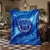 Everton Fußball Druck Flanell Decke Weich Warm Sofa Bett Überwurf für Zuhause Büro Schlafzimmer