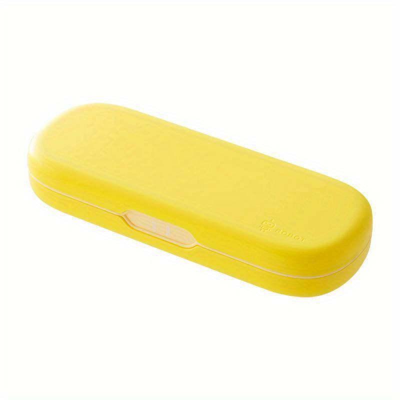 Pencil Case Simple Ins Lovely Large Capacity Double Layer Stationery Box Multifunction жёлтый