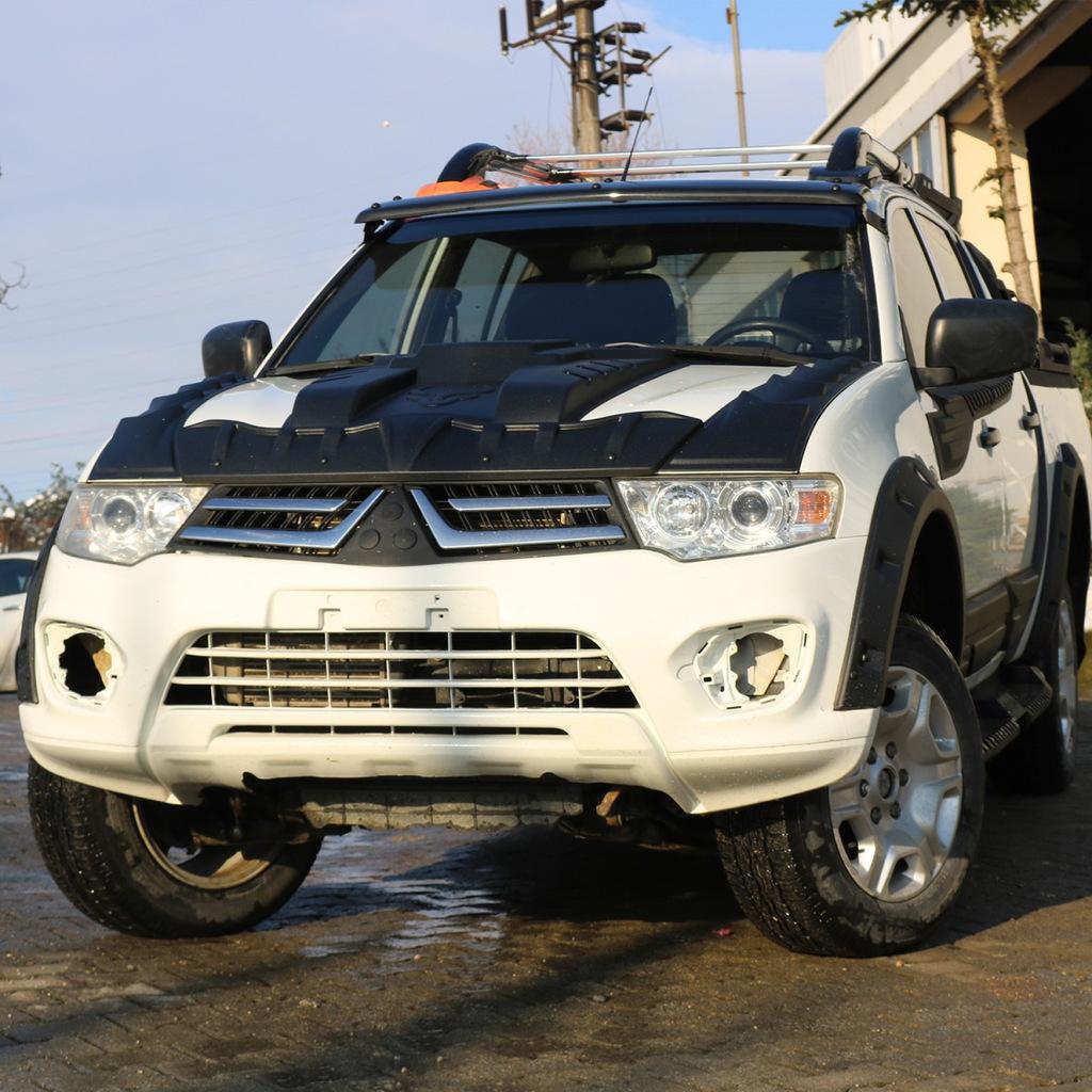 Накладка на капот V1 (ABS) для Mitsubishi L200 2006-2015 гг