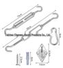 304 Stainless Steel Sunshade Sail Accessories: Diamond Buckle Tensioner
