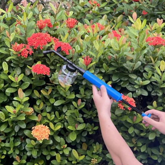 Diatomaceous Earth Powder Duster Garden Powder Dispenser Puffer Sprayer with Telescopic Extension Rod