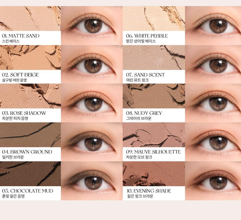 Rom&nd Better Than Palette 8.3g – 13 Color Matte & Shimmer Eyeshadow Palette