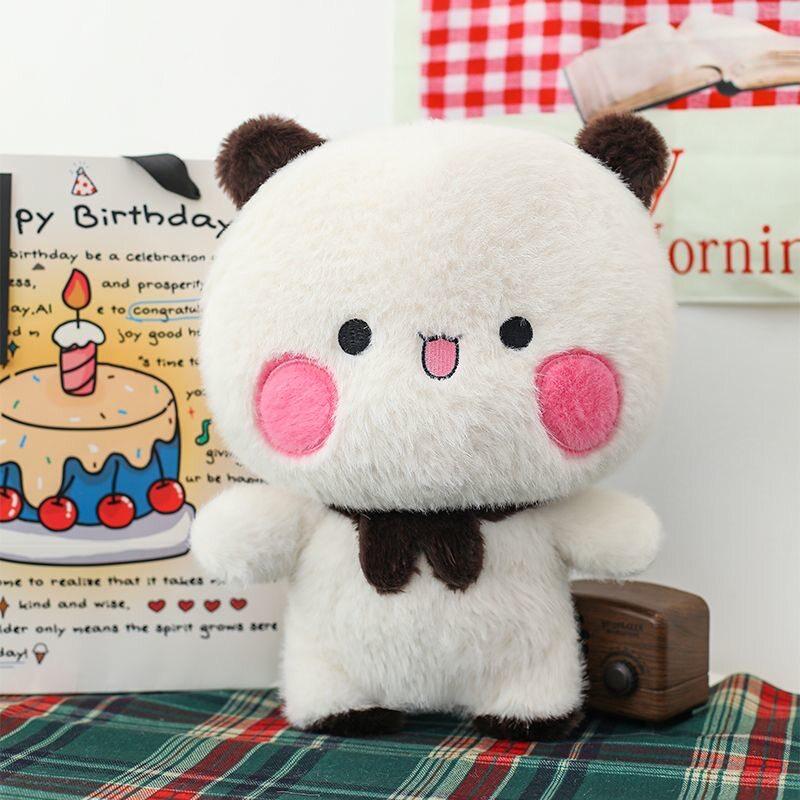 25-45 Yi Er Bubu Panda Pluche Pop Zacht Knuffeldier Kawaii Cartoon Pluche Kussen Anime Merchandise Huisdecoratie Verjaardagscadeau Speelgoed 35cm