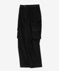 VTWO Corduroy Cargo Carpenter Wide Pants_Black