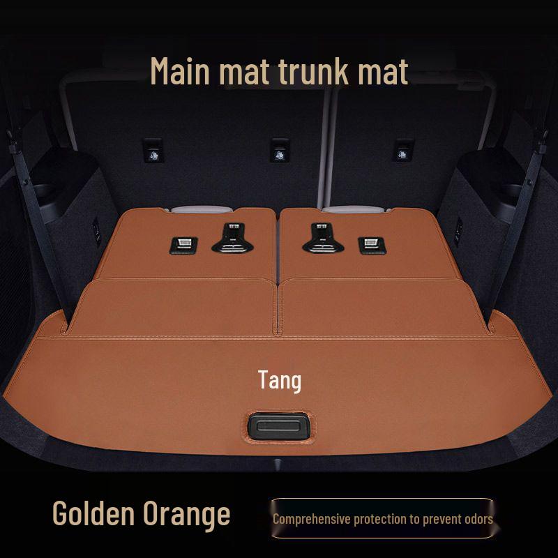 Eco-Friendly Trunk Mat for BYD Tang DM/EV/DM-i/Glory Edition - Bumper Upgrade