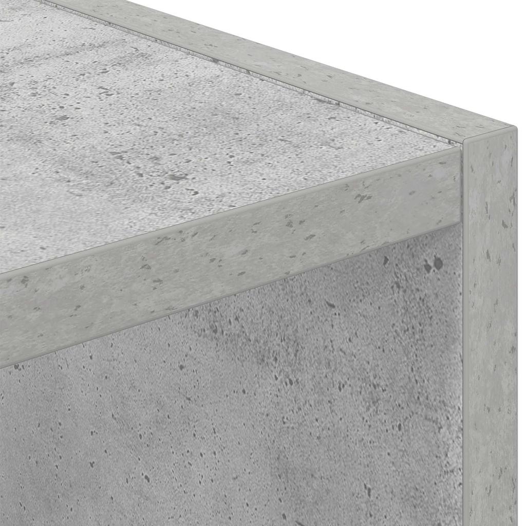 Nightstand 2 pcs Concrete Grey 25.5 x 22 x 49.5 cm Particleboard