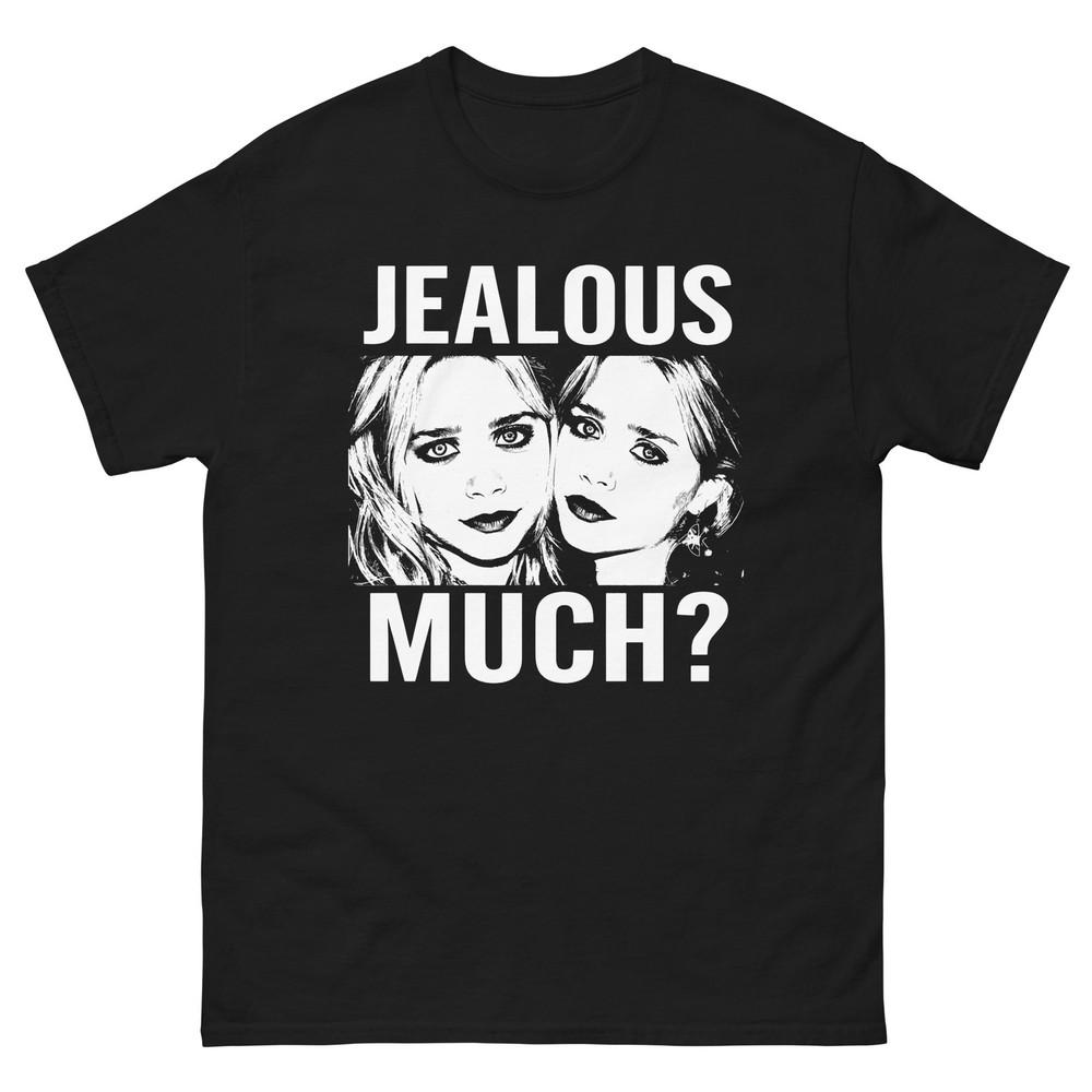 Marykate Ashley Olsen Y2k Graphic Tee Jealous Much 2000s Retro Shirt S