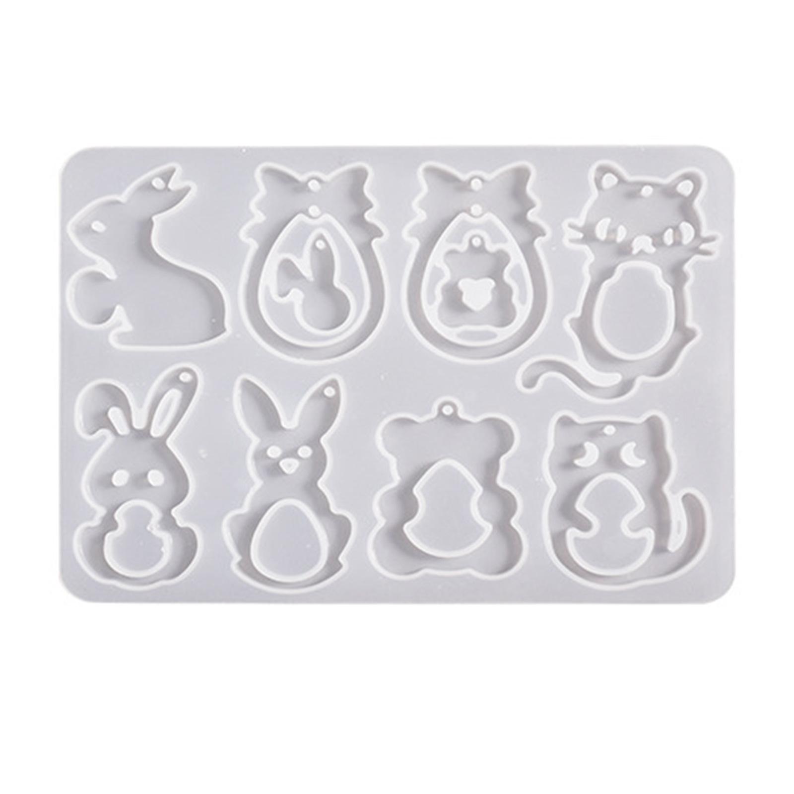 

Пасхальная тема силиконовая форма для сережек мягкая форма для поделок в виде уха животного эпоксидная форма для ушей принадлежности для изготовления ювелирных изделий 2