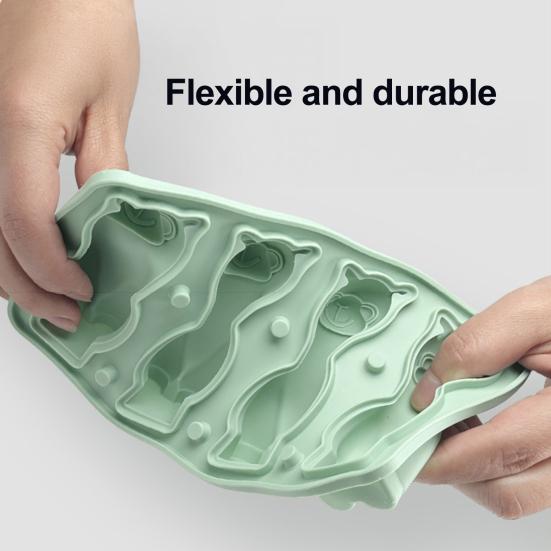 Alpaka Forma na led Silikonová Bez BPA Snadné vyjmutí Forma na nanuky Opakovaně použitelná Forma na mýdlo a svíčky DIY Výrobník zmrzliny pro Domácí Kuchyni Venkovní Cestování Stolování
