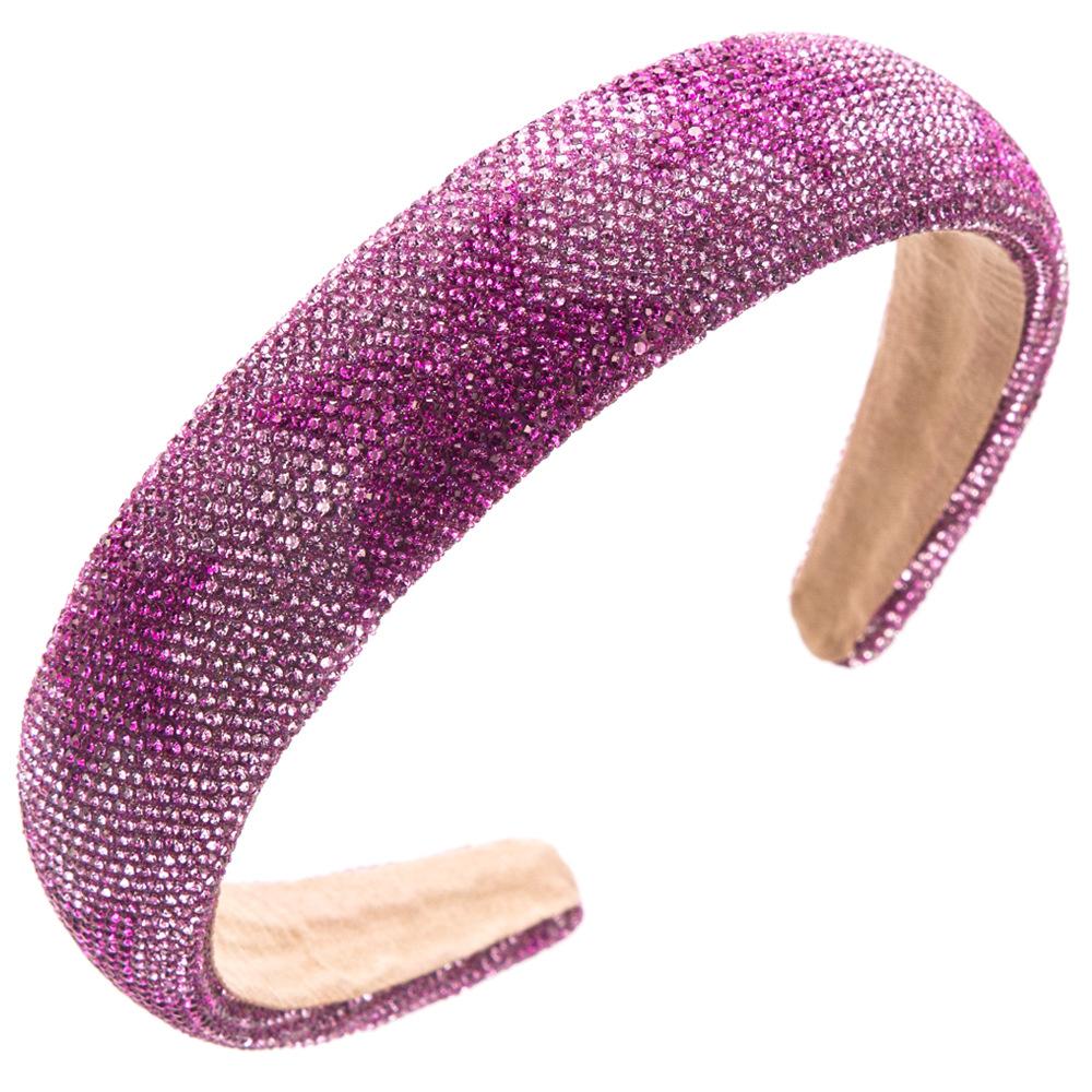 

Европейская и американская новая супер блестящая стразовая повязка на голову в виде пятиконечной звезды, модная высококачественная универсальная губчатая повязка на голову