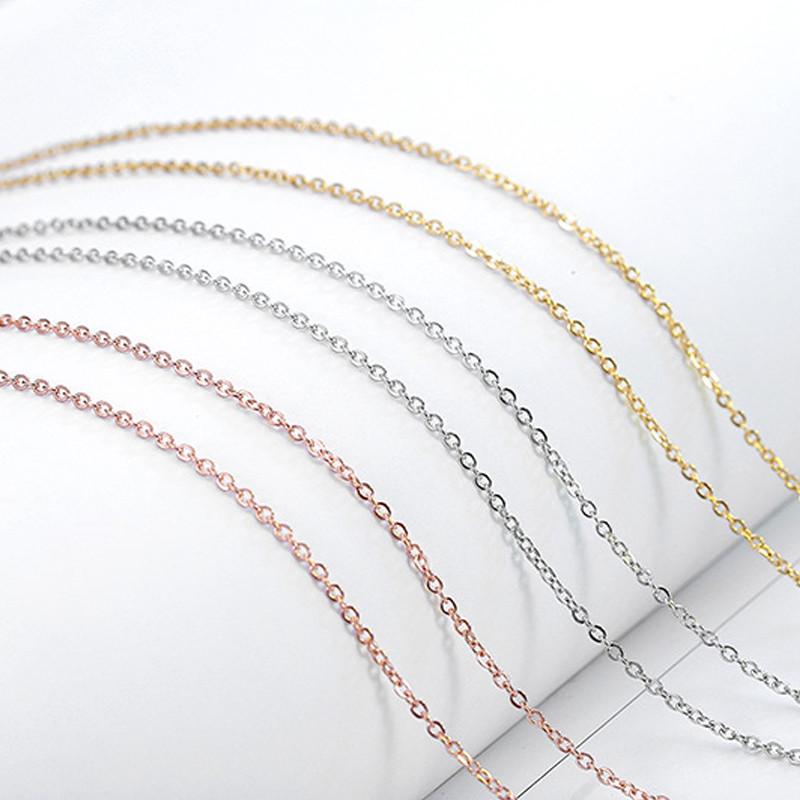 Titanium Steel Hollow-out Rhinestone Love Heart Clover Necklace Environmental Protection Do Not Fade