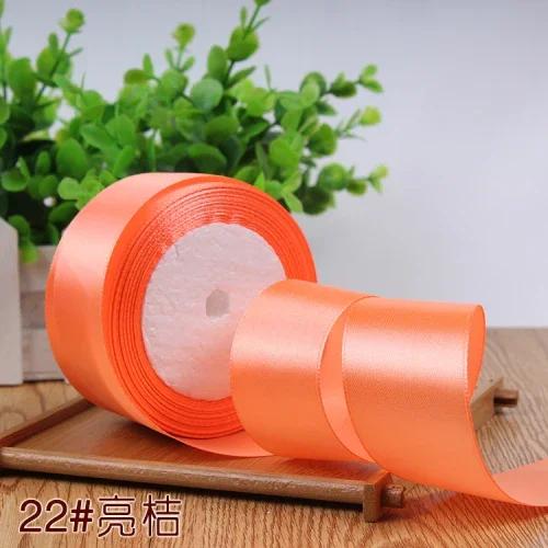 25yard 6mm 10mm 15mm 20mm 25mm 40mm 50mm Silk Satin Ribbons for Crafts Bow Handmade Gift Wrap Party Wedding Coth DIY Decorative