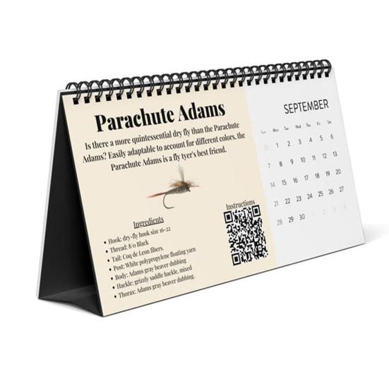 

Календарь по вязанию мушек на 2025 год. Настенный календарь по вязанию мушек для ловли форели нахлыстом. Ежемесячный календарь по вязанию мушек. B