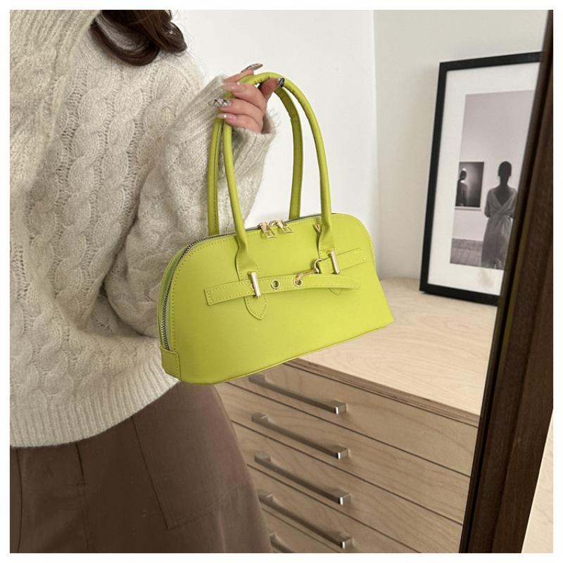 Women'S Able Handbag Retro Style Crossbody Bag For Commuting Soft Pu Shoulder Bag