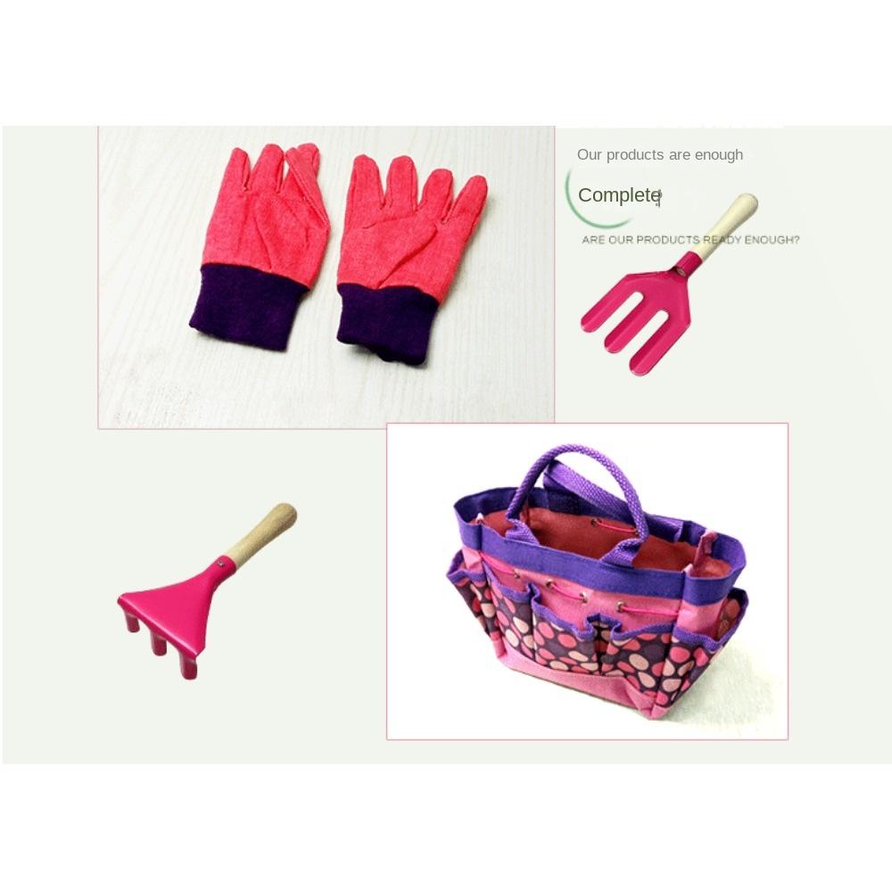 Lot d'outillage de jardin Small Foot 10838 - Set de jardinage enfant - Outils de jardin enfant