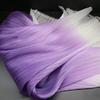 Tela de Tejido Plisado de Color Degradado 2025 Tela de Malla de Organza Hecha a Mano DIY Tela Brillante de Diseñador Fondo de Boda