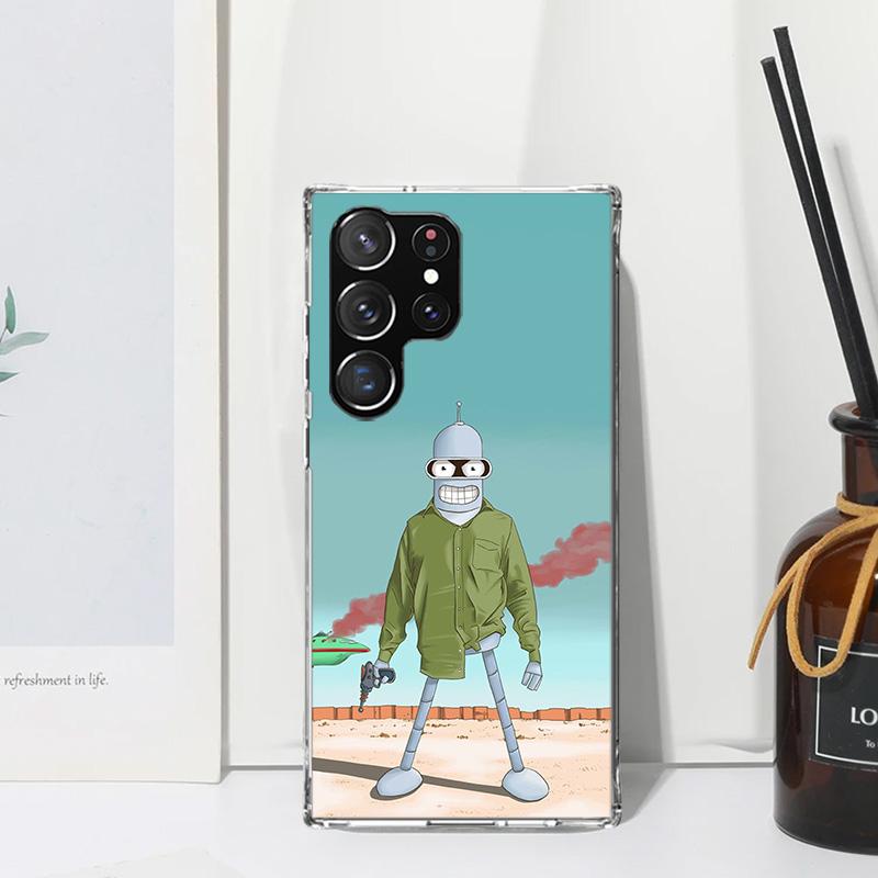 Cartoon F-Futuramas Phone Case For Samsung Galaxy S26 S25 Edge S24 FE S23 S22 Ultra S21 Plus S20 + Art Fundas Back Cover Galaxy