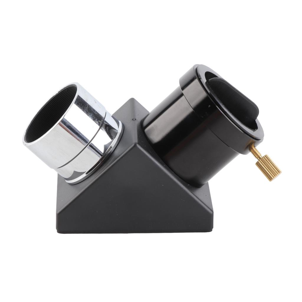 Astronomical Telescope Eyepiece Prism 90 Degree Lens 1.25IN Diagonal Mirror Prism for Refractor Cassegrain Telescope