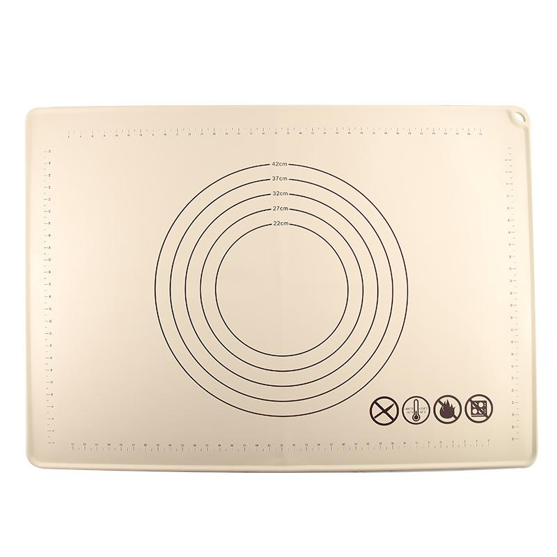 Silicone Pad Baking Mat Sheet Food Grade Household Tough Durable Kneading Dough Mat for Kitchen Rolling Large Dough Non-Stick