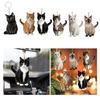 Stylish Black Cats  Car Hanging Ornament Rearview Mirror Decoration Acrylic Car Charm personalizes  Car Accessories