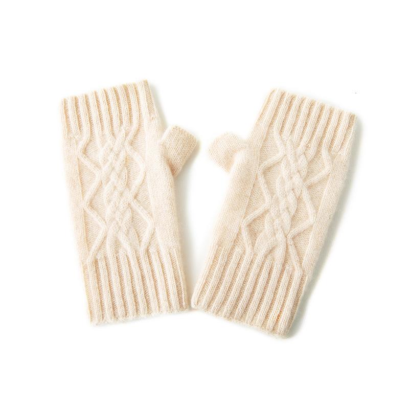 New Autumn and Winter Thickened Warm Gloves for Men and Women Playing with Mobile Phones and Driving Students Outdoor Knitted Gloves