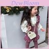 2024 Neuer Stil Mädchen Tasche Niedliche PVC Prinzessin Perlen Handtasche Trendiges Baby Mädchen Accessoire Umhängetasche