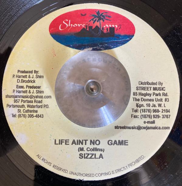 7inch Record I-OCTANE / SIZZLA - Run Yet / Life Aint No Game NONE Shore Jam Jamaica Reggae, Ska & Dub Used
