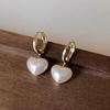 Simple Trend Korean Classic Heart Dangle Earrings Temperament Earrings Pendant For Women Popular Fine Jewelry