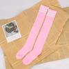 Long Socks With Three Stripes And Over The Knee College Style Performance Dance Women's Pressure Cotton Stocking